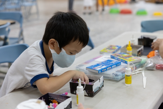 DIY體驗區大家一起動手做