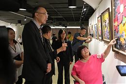 10位身障藝術家用創作展現韌度  伊甸三愛身障藝術創作聯展免費入場！