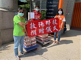 敦陽科技以行動支持伊甸服務，新竹啟照中心主任張貴貴特別頒贈感謝狀致謝 