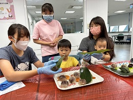 伊甸慢飛天使包甜粽 親子提前過端午