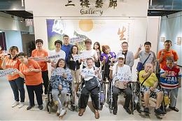 伊甸今(18日)舉辦生之歌身心障礙者創作展，展出111幅身障藝術創作品