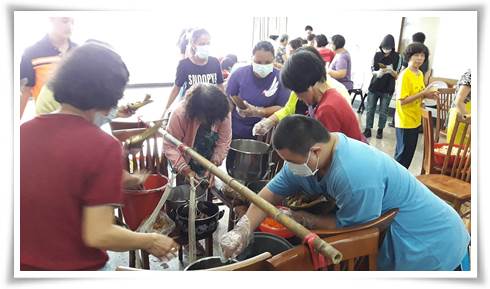 社區媽媽總動員粽香飄愛