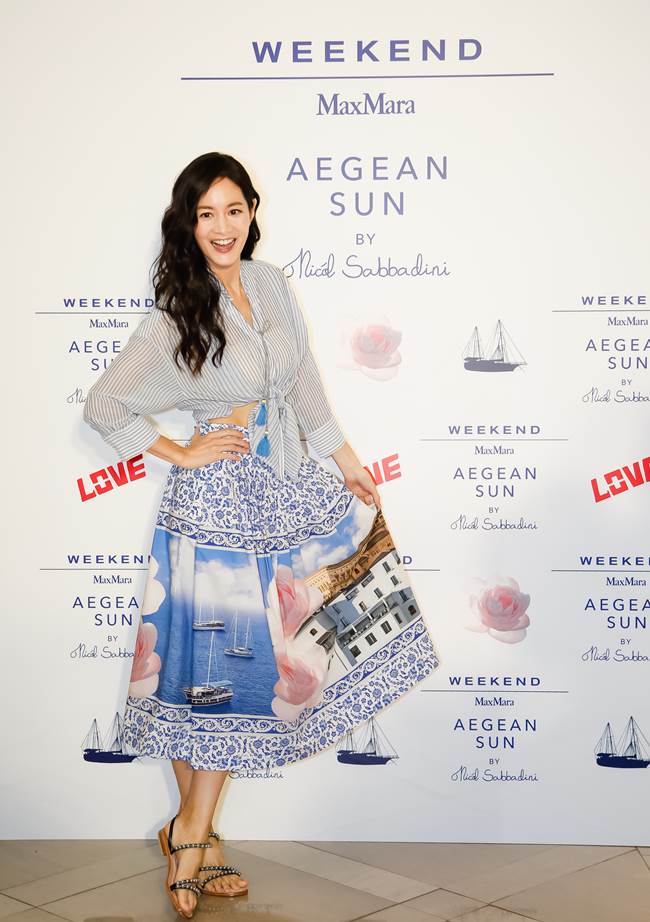 WEEKEND Max Mara力挺Janet 公益代言,捐出 2018春夏愛琴海陽光系列(AEGEAN SUN)部分所得予伊甸基金會
