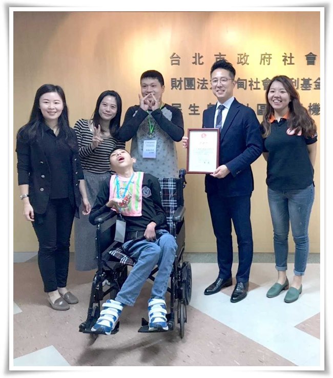 伊甸愛心夥伴葡眾企業為日照中心添置設備，助提升照顧品質