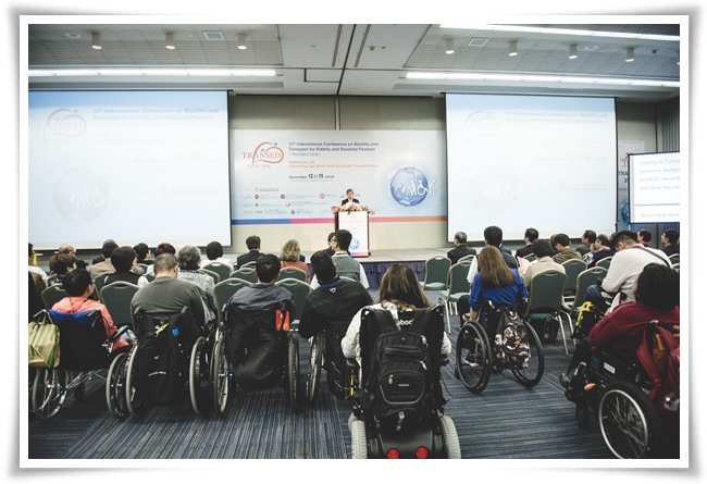來自國外的身心障礙者參與論壇交流外，也分享更友善的無障礙交通服務