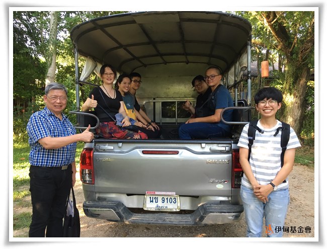 2019年7月伊甸董事長成亮偕同工作人員與長榮大學社工系學生至泰國蒙恩之家進行培力合作