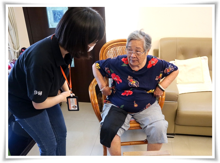 有了伊甸居家照顧服務，木燕奶奶身體日益健康，不再擔憂老後生活。