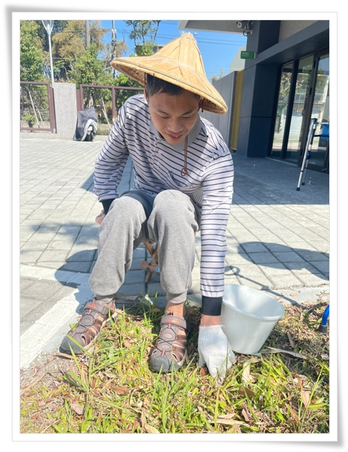 冠廷享受農作