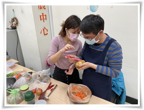 經轉介，官大洲來到伊甸基金會接受生活重建服務