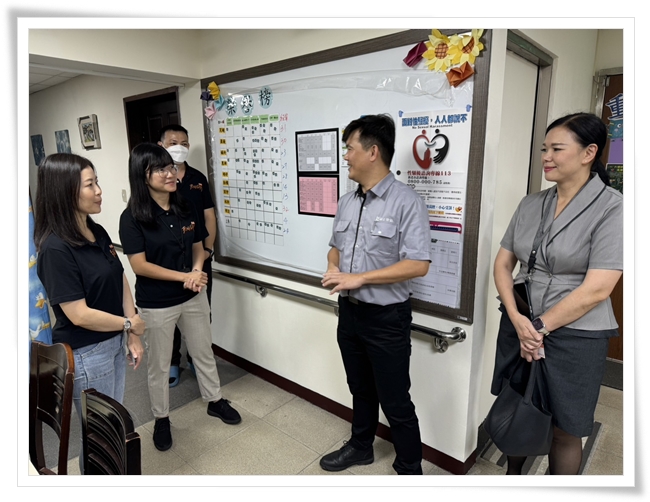 崴正營造企業夥伴至伊甸秀峰家園訪視