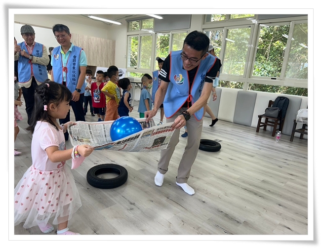 台北市東欣扶輪社與南榮非營利幼生開心闖關