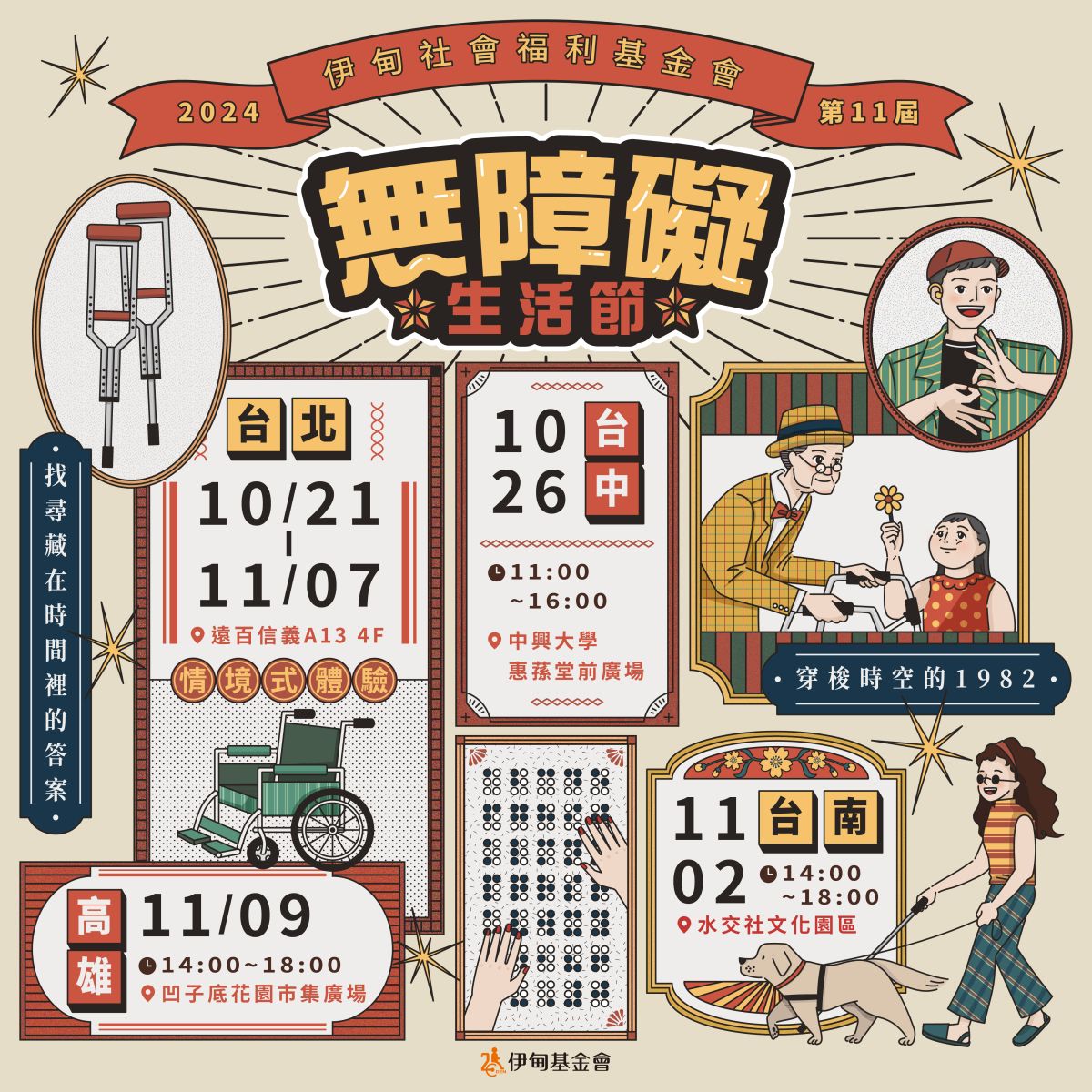 搭乘時光機回到90年代 伊甸無障礙生活節等你來
