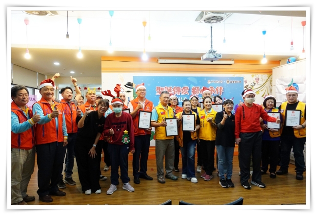 高雄市國泰獅子會蒞臨溫馨家園，陪伴身障青年過節