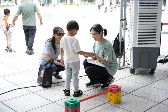 親子一起參與活動