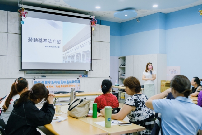 勞工處進行勞保權益宣導