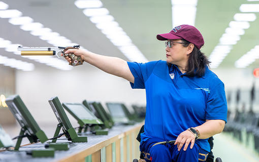 昌原帕拉射擊世界盃團賽季軍選手 涂麗茹把射擊當作第二生命