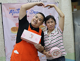 庇護工場生力軍感謝媽媽陪練 母親節蛋糕預購九折優惠