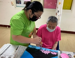 新竹啟照中心 助身心障礙者藉藝術創作傳遞想法