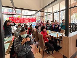 蘭馨交流協會、新立獅子會 歡喜圍爐迎新年